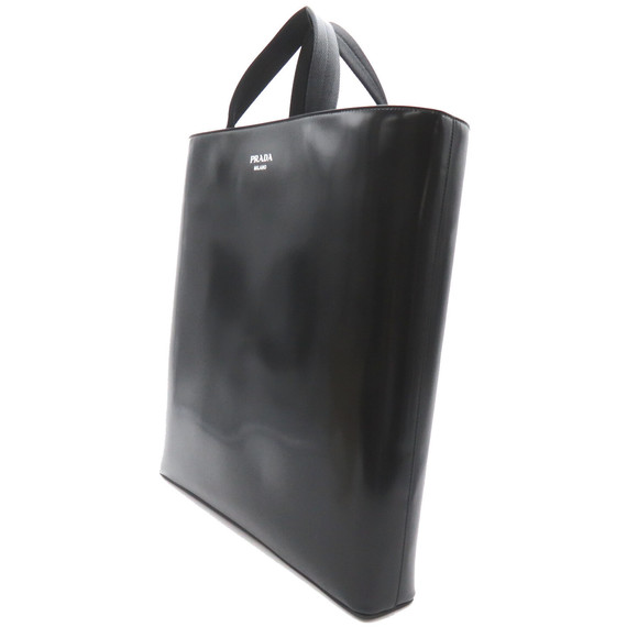 Prada shopping tote bag leather black NERO - Picture 3 of 10